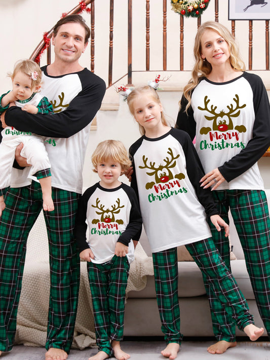 Family Christmas Print Pajama Set